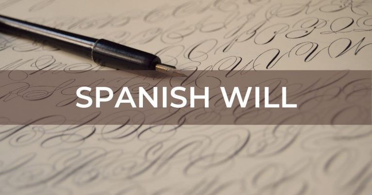 Spanish Will for foreigners